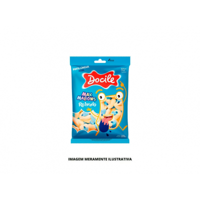 MARSHMALLOW RECH PINTA LINGUA AZUL DOCILE 220G